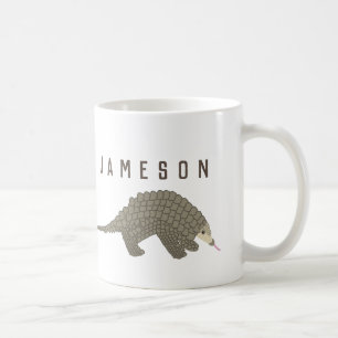 Personalisierte Pangolin-Kaffee-Tasse Kaffeetasse