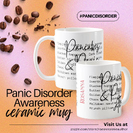 Personalisierte Panikstörung Sensibilisierung für Kaffeetasse