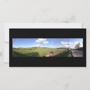 Personalisierte Panorama-Fotokartendesigns