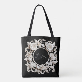 personalisierte Papierblumenrahmen-Tasche
