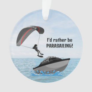 Personalisierte Parasailing Akrylverzierung Ornament
