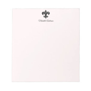 Personalisierte Pariser Lilie Paris Notizblock