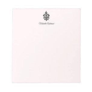 Personalisierte Pariser Lilie Paris Notizblock