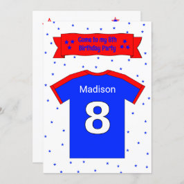 personalisierte Party Einladung zum 8.