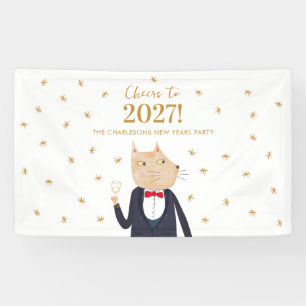 Personalisierte Party zur Begrüßung des Jahres 202 Banner