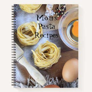 Personalisierte Pasta Rezept Notizbuch