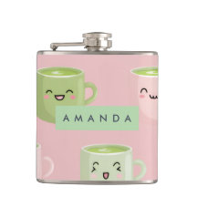 Personalisierte Pastel Kawaii Matcha Teemuster