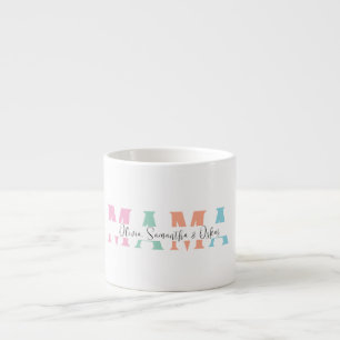 Personalisierte Pastel MAMA Muttertagsgeschenk   Espressotasse