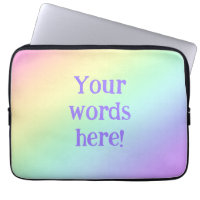 Personalisierte Pastel Rainbow Gradient