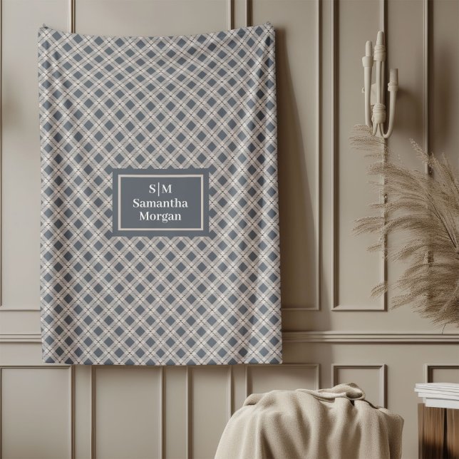 Personalisierte Pastell-Decke Moderne Gemütliche A Fleecedecke (Personalized Pastel Throw Modern Cozy Accent)
