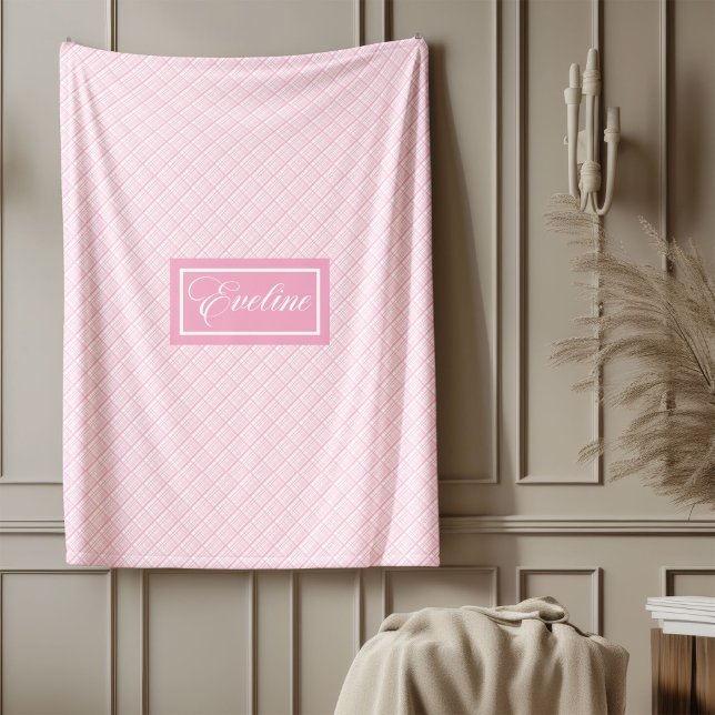 Personalisierte Pastelldecke Moderne Chic Komfort Fleecedecke (Personalized Pastel Blanket Modern Chic Comfort)