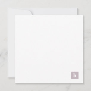 Personalisierte Pastete auf dem Classic Square Lil Mitteilungskarte