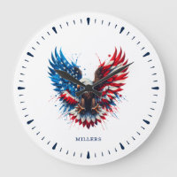 Personalisierte patriotische Farben Amerika Starke
