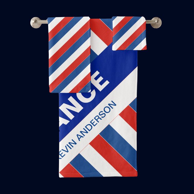 Personalisierte Patriotische Flagge Badhandtuch Set (Von Creator hochgeladen)