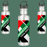 Personalisierte patriotische Flagge der Vereinigte Edelstahlflasche<br><div class="desc">Personalisierte patriotische Vereinigte Arabische Emirate Flaggen Wasser Flasche. Passen Sie es mit Ihrem Namen an,  um einen schicken,  gürteleigenen Look zu erhalten.</div>