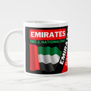 Personalisierte patriotische Flagge der Vereinigte Jumbo-Tasse