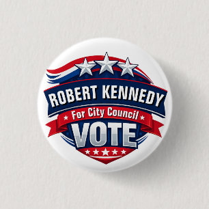 Personalisierte patriotische Kampagnenabstimmung Button