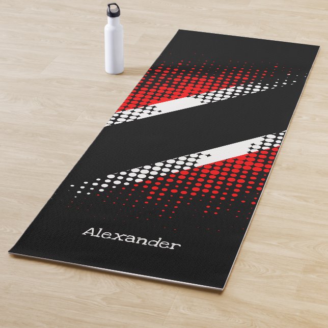 Personalisierte Patternflagge "Trinidad und Tobago Yogamatte (Beispiel)