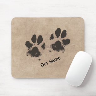 Personalisierte Paw-Prints für Ihr Haustier Mousepad