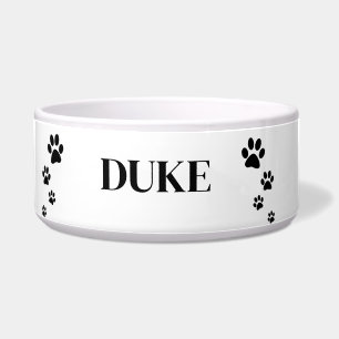Personalisierte Paw-Prints Napf