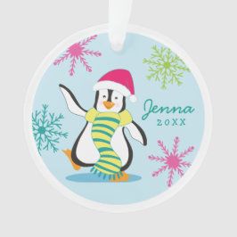 Personalisierte Penguin-Foto-Verzierung Ornament