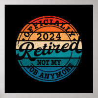 Personalisierte Pensionierung offiziell Vintag