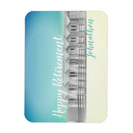 Personalisierte Pensionshütte Magnet