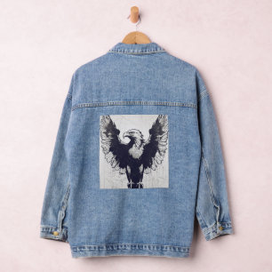 Personalisierte Perfektion: Damenbinden-Jack Jeansjacke