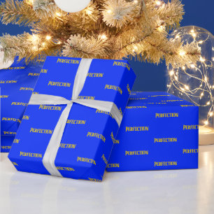 Personalisierte Perfektion Elegantes Gelbes Gold Geschenkpapier