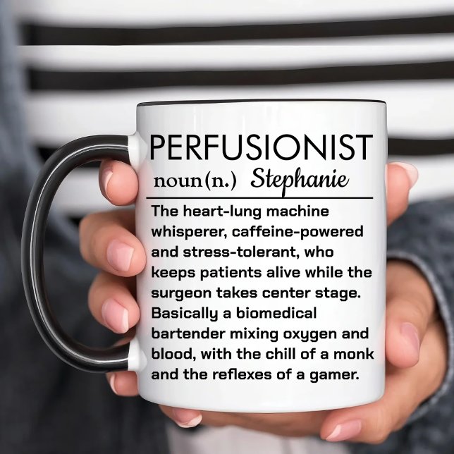 Personalisierte Perfusionist-Definition Tasse (Von Creator hochgeladen)