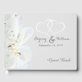 Personalisierte Perlen und Hochzeiten Gästebuch
