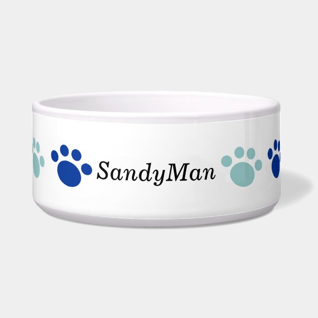 Personalisierte Pet Bowl mit Pasten Napf (Vorderseite)
