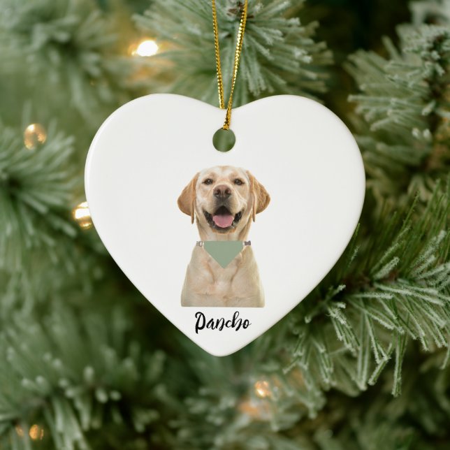 PERSONALISIERTE PET-ORNATION KERAMIK ORNAMENT (Baum)