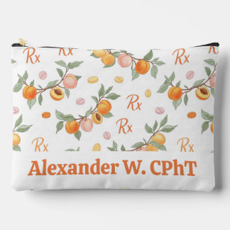 Personalisierte Pfirsiche, Aprikosen/Marille Zubehörtasche