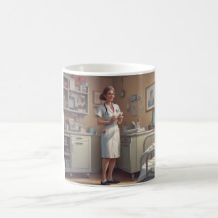 Personalisierte Pflege: Eine Touch der Tasse des M