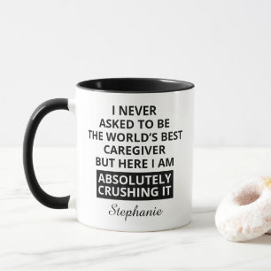 Personalisierte Pflegekraft Dankeschön Tasse
