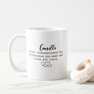 Personalisierte Pflegekraft, Geschenk für Arzt, Ge Kaffeetasse