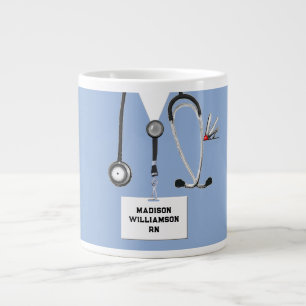 Personalisierte Pflegekraft Jumbo-Tasse