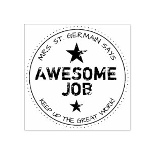 Personalisierte Phantastische Aufgabe Gummistempel