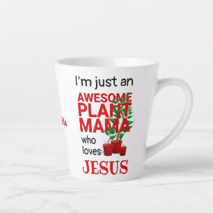 Personalisierte PHANTASTISCHE PFLANZE MAMA LIEBEN  Milchtasse