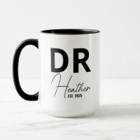 Personalisierte PhD-Tasse, benutzerdefinierte PhD-