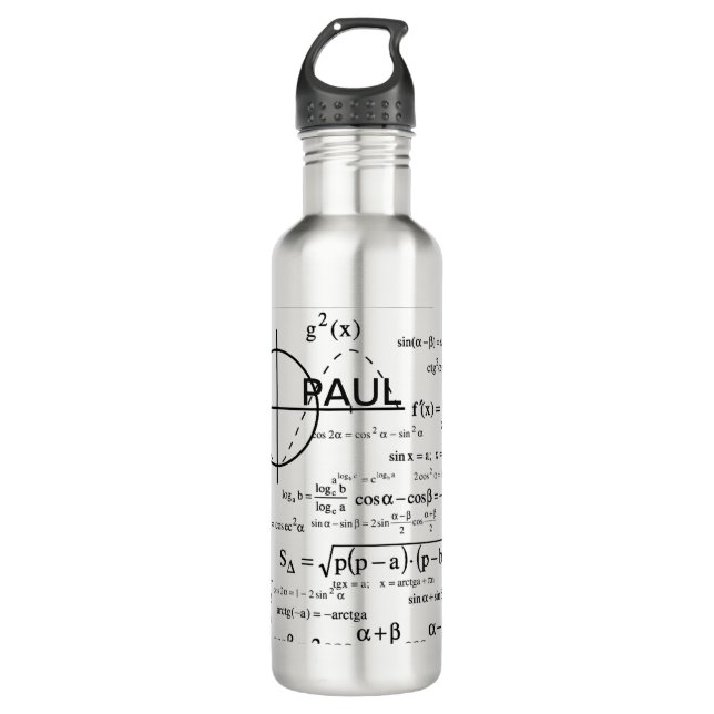 Personalisierte Physikgeschenke für Physiker Edelstahlflasche (Vorderseite)