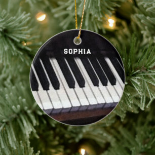 personalisierte Pianosammlung Keramik Ornament