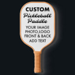 Personalisierte PICKLEBALL-PADDLE-Leere - TAN Pickleball Schläger<br><div class="desc">Personalisierte PICKLEBALL PADDLE Blank Template - mit TAN Surround & Handle. Entwerfen, erstellen, machen Sie Ihr eigenes Paddel. Wählen Sie aus schwarz, weiß oder bräunlich auf der Paddelfläche und Griff, und fügen Sie eine schützende Neoprendecke und/oder einen Outdoor-Pickleball-Ball hinzu, um ein noch besseres Geschenk für jeden Pickleball-Fan zu machen. Ein...</div>