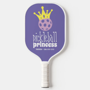 Personalisierte Pickleball Princess Lila Schläger