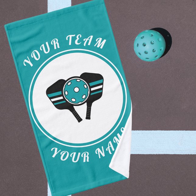 Personalisierte Pickleball-Rackets & Ball Sporty C Handtuch (Von Creator hochgeladen)