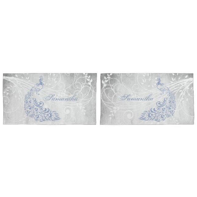 Personalisierte Pillowcases mit  Blaupeicher Kissenbezug (Vorderseite-Set)