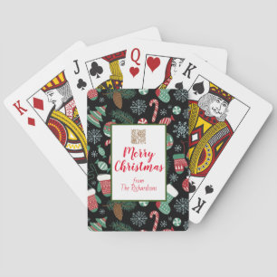 Personalisierte Pinecones, Candy Canes Mittens Bäu Spielkarten