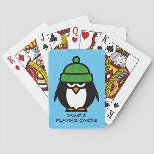 Personalisierte Pinguin-Design-Spielkarten für Kin Spielkarten