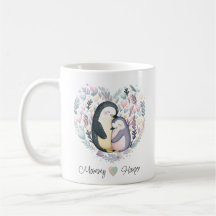 Personalisierte Pinguin-Liebe-Tasse